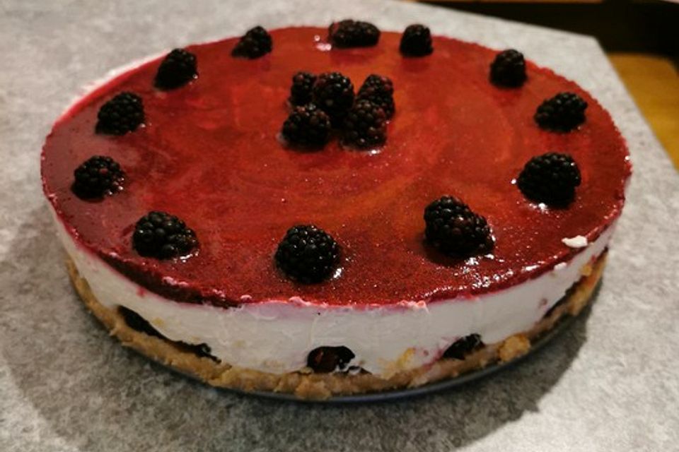 Brombeer-Cheesecake