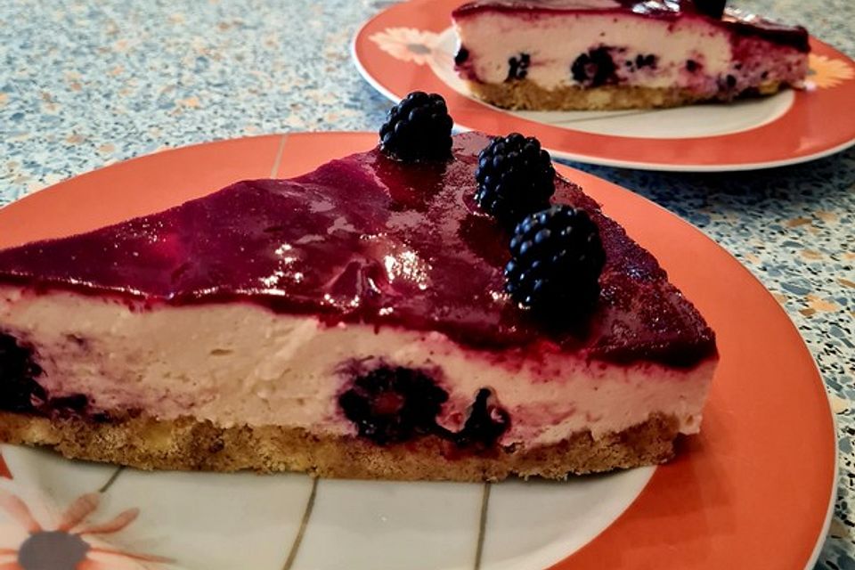 Brombeer-Cheesecake