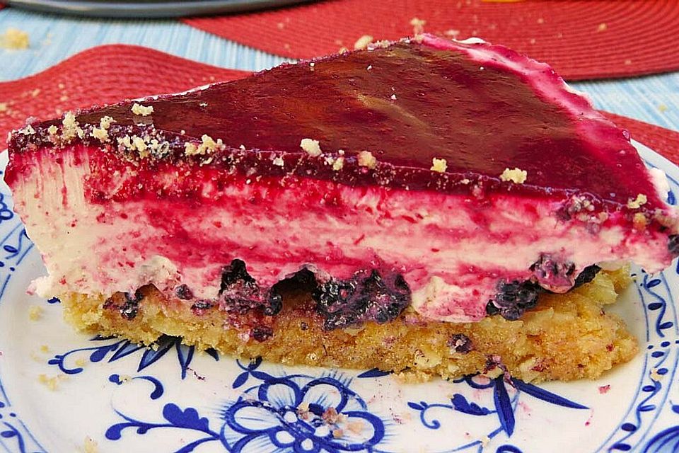 Brombeer-Cheesecake