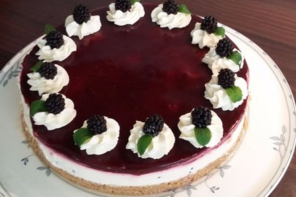 Brombeer-Cheesecake