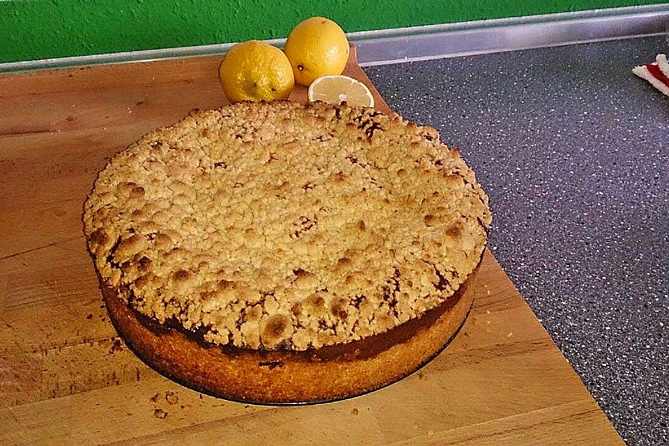 Omas Bester - Apfelkäsekuchen mit Streuseln