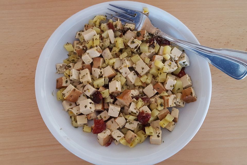 Kartoffel-Gemüse-Pfanne mit Tofu