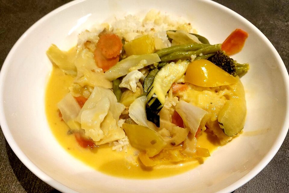 Veganes Mangocurry