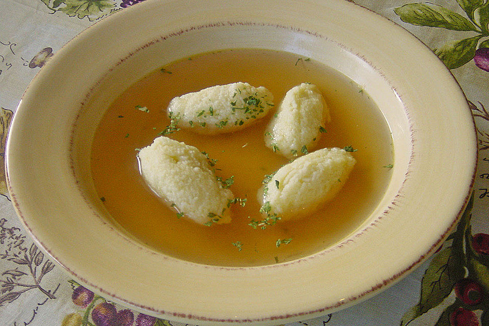 Grießnockerlsuppe