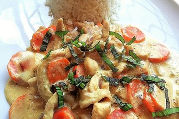 Hühnerbrust-Möhren-Curry-Pfanne