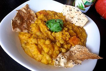 Veganes Indisches Curry Mit Kurbis Und Kichererbsen Von Downhillcat Chefkoch