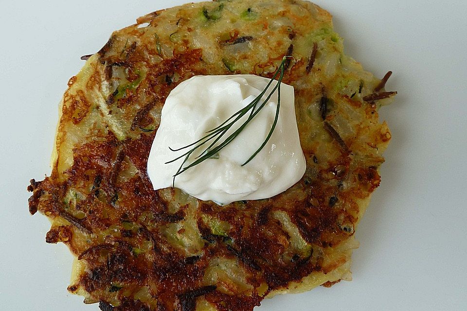 Zucchini-Reis-Puffer