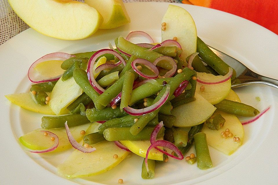 Bohnen-Apfel-Salat