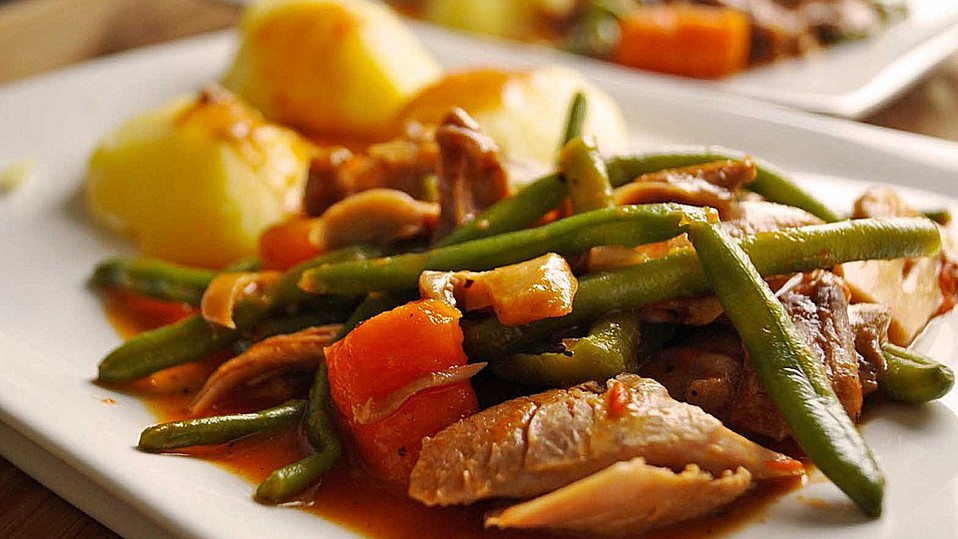 Geschmorte Putenunterkeule mit Gemüse von Köchin_Moni