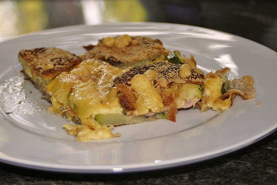 Zucchini-Cordon-bleu-Auflauf