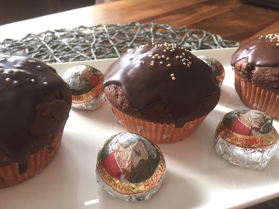 Mozartkugeln-Muffins von zuckerbeerle| Chefkoch