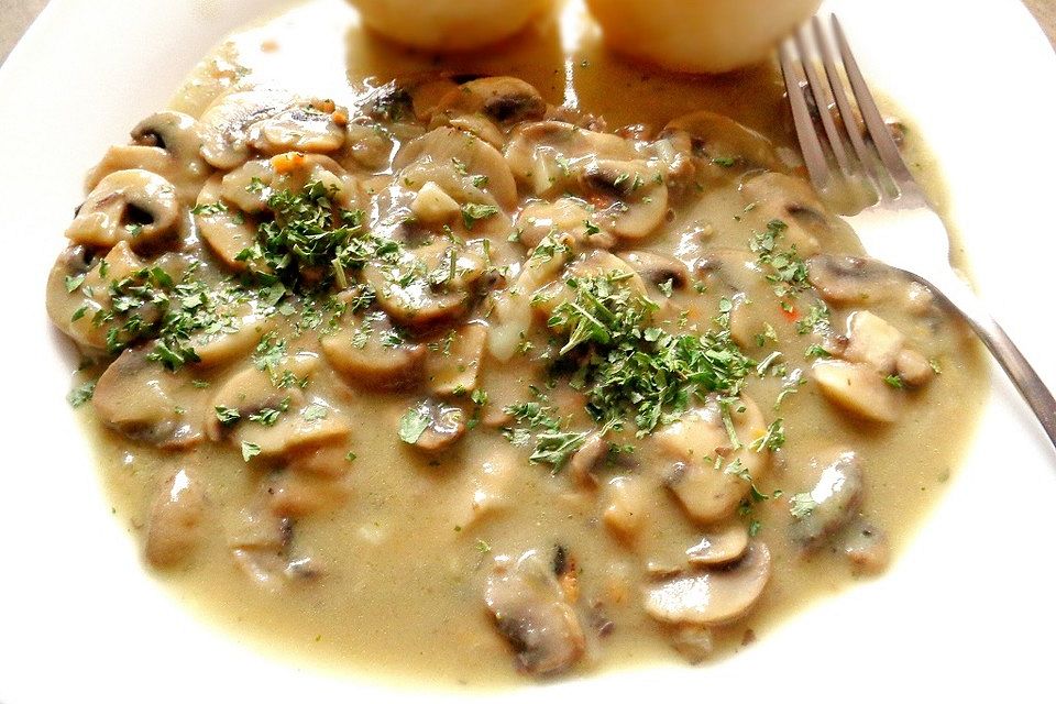 Champignonsoße rustikal Champignonsoße rustikal