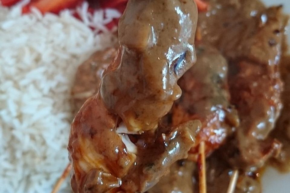 Indonesisches Chicken Satay