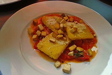 Polenta Mit Rauchertofu Und Tomatengemuse Von Untrennbar Chefkoch