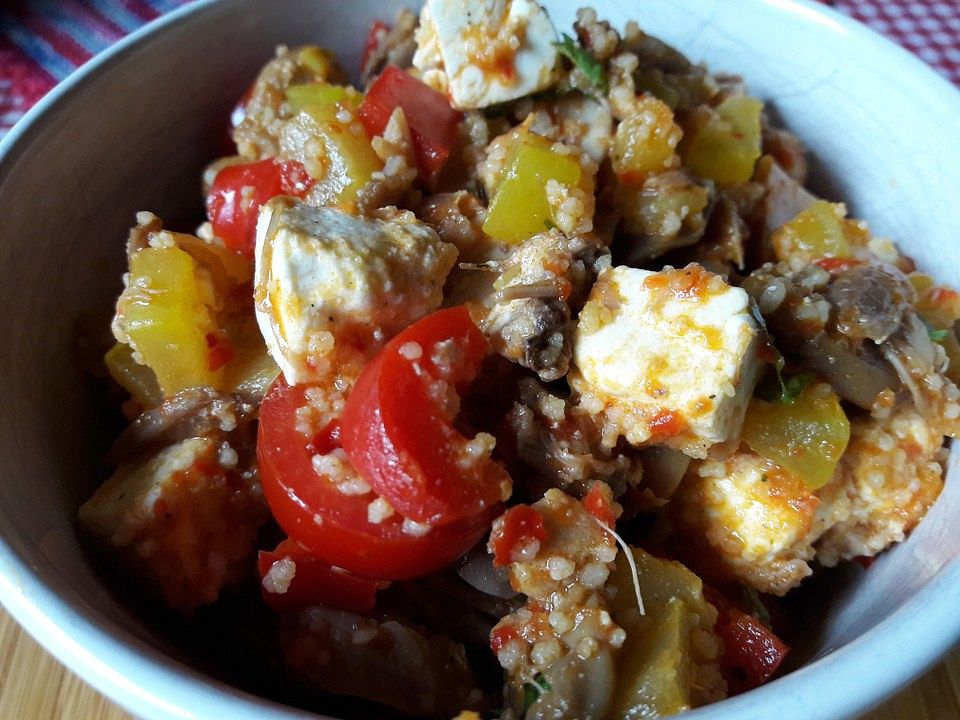 Sattmacher-Couscous-Salat mit Gemüse und Hähnchen von -Joni- | Chefkoch