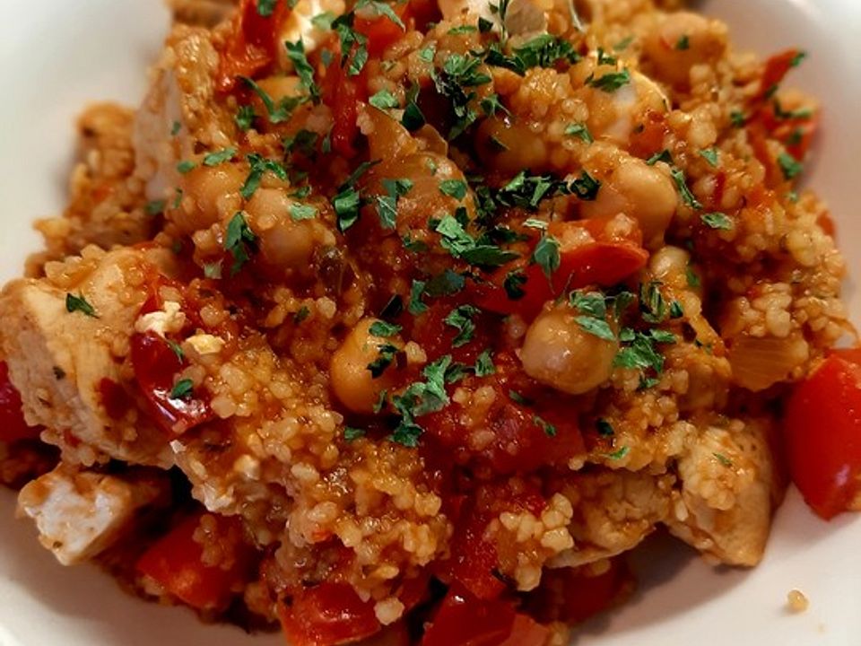 Sattmacher-Couscous-Salat mit Gemüse und Hähnchen von -Joni-| Chefkoch