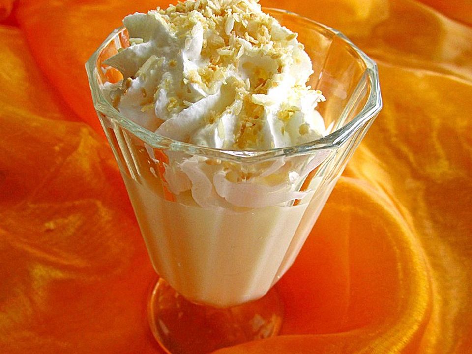 Weißer Schoko-Kokos-Pudding von LaMimi| Chefkoch