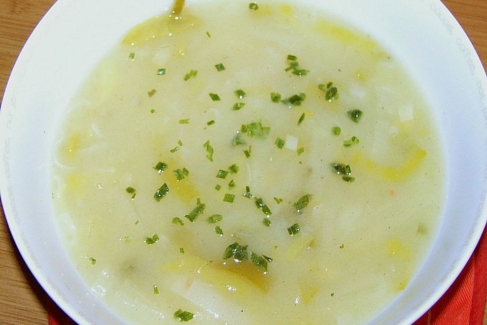 Kartoffel-Lauch-Suppe