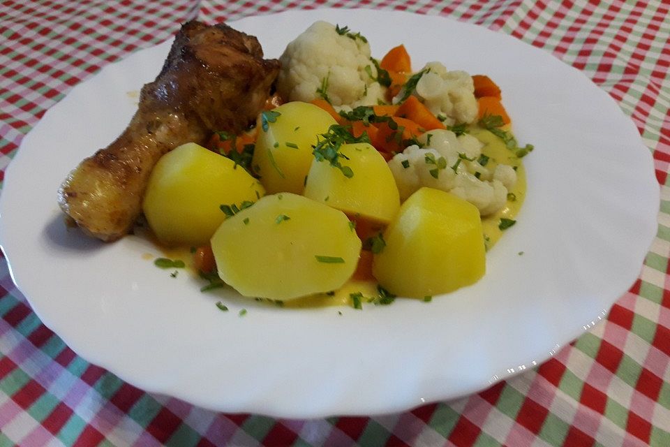 Marinierte Hähnchenunterkeulen (Drumsticks)