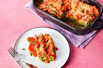 Cashew-Spinat-Canneloni