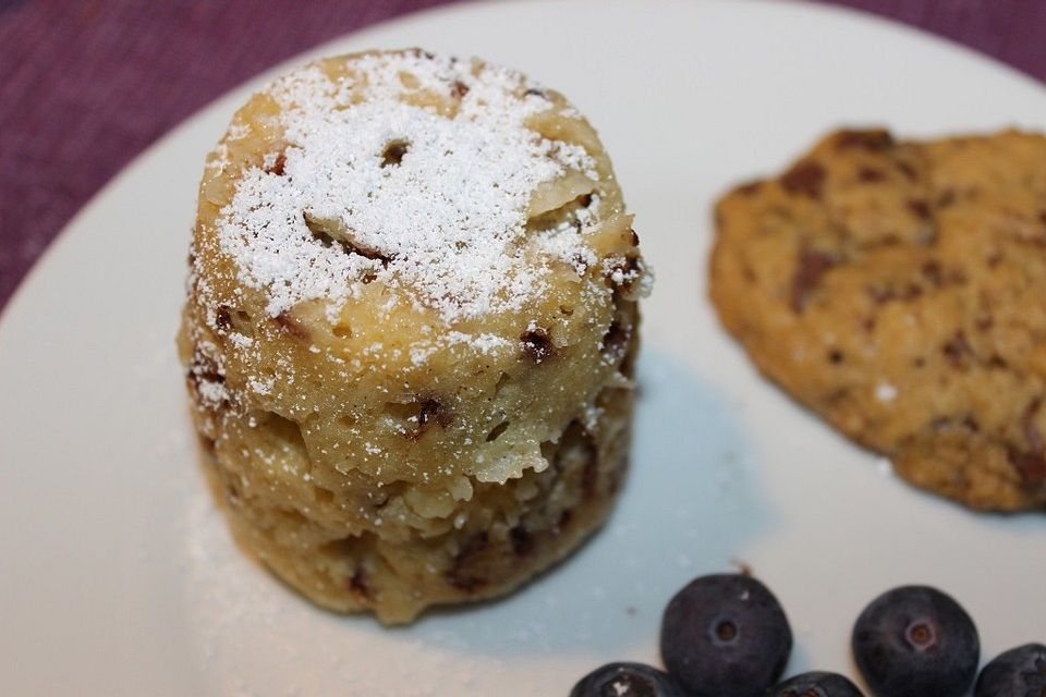 Saftiger Tassenkuchen mit Joghurt aus der Mikrowelle