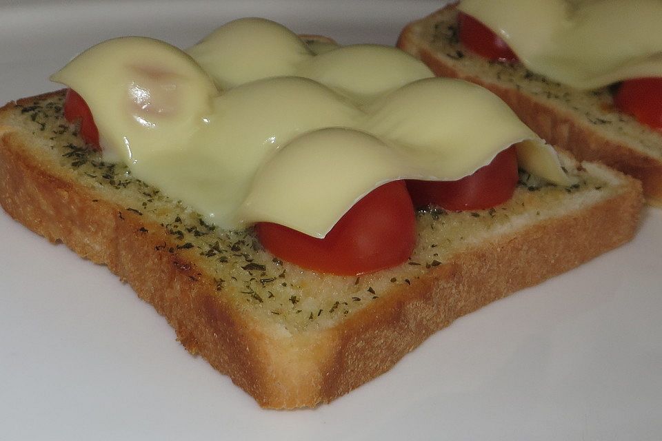 Überbackene Torella Toasties