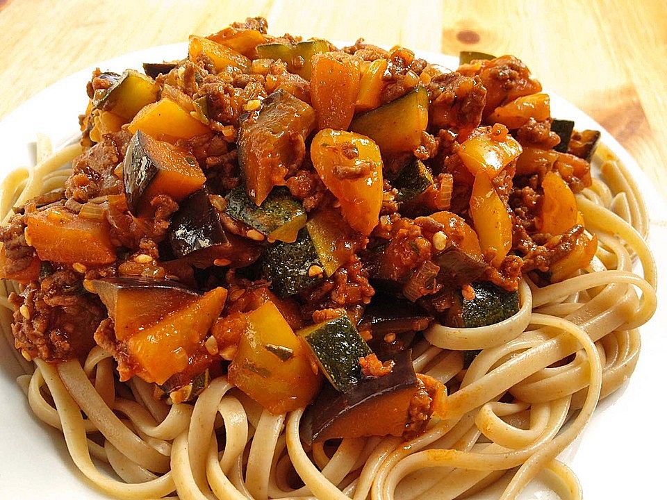 Italienische Gemüse-Hackfleisch-Pfanne von binis| Chefkoch