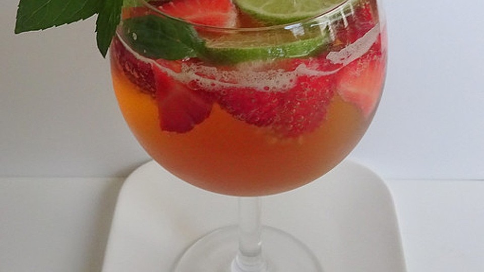 Erdbeer Mojito Bowle Von Miraliki Chefkoch