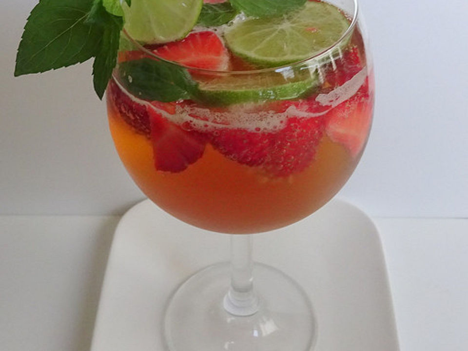 Erdbeer Mojito Bowle Von Miraliki Chefkoch