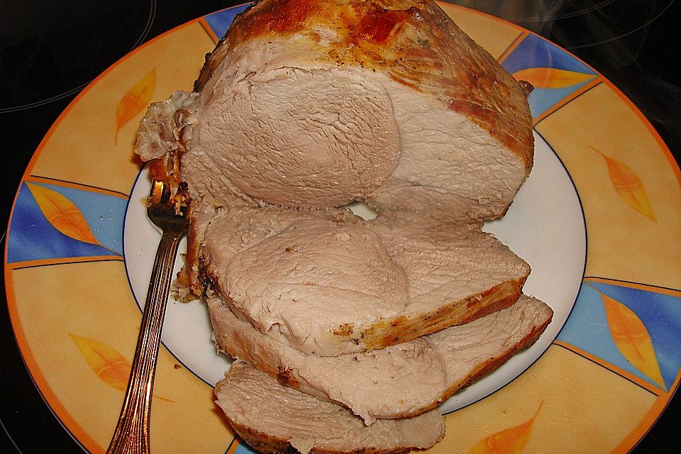 Schweinebraten vom Rost