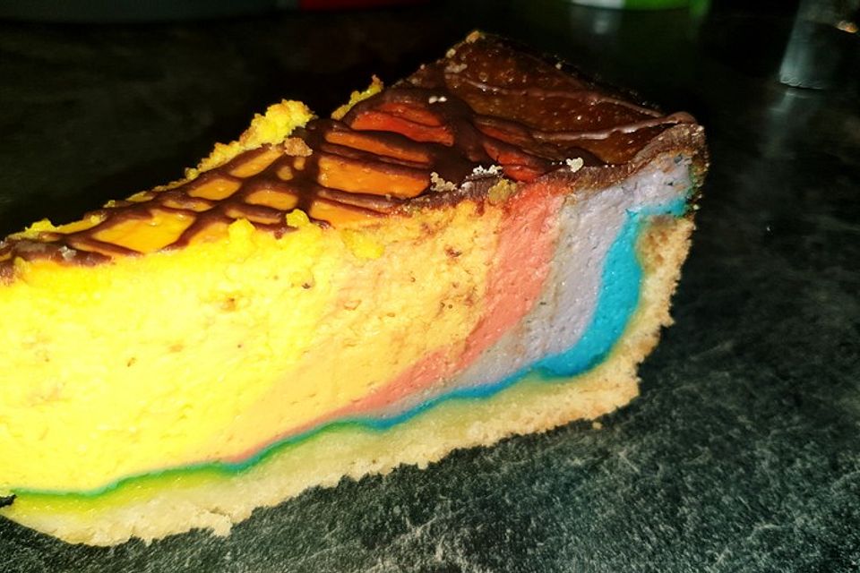 Regenbogenkuchen