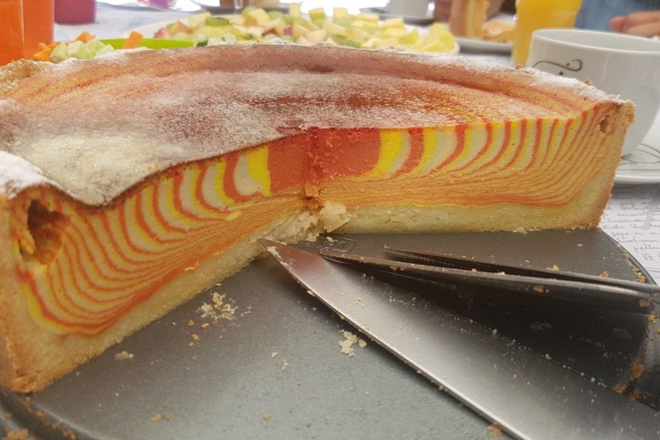 Regenbogenkuchen