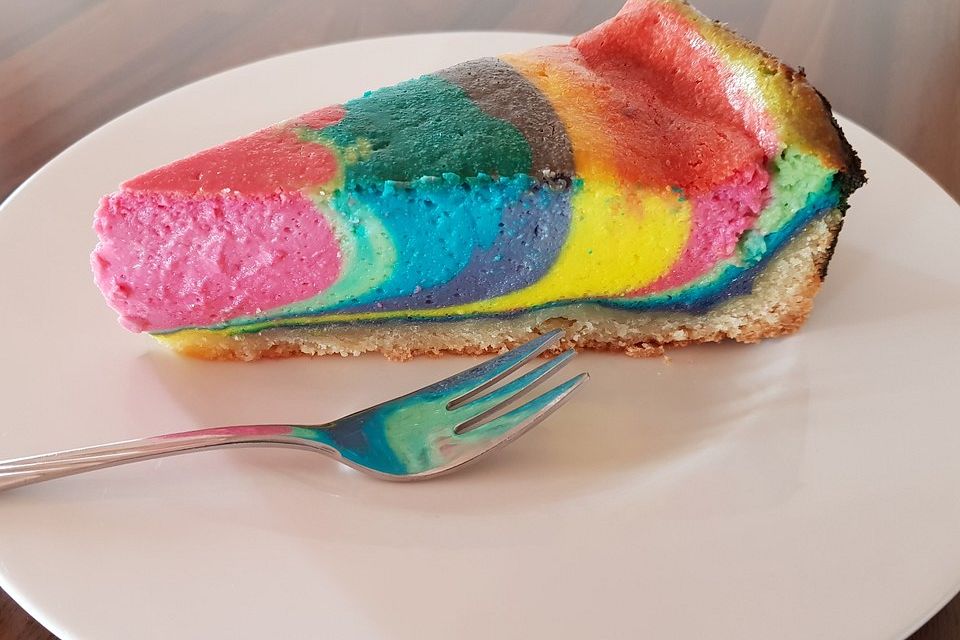 Regenbogenkuchen