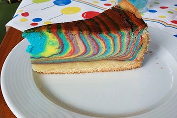 Regenbogenkuchen