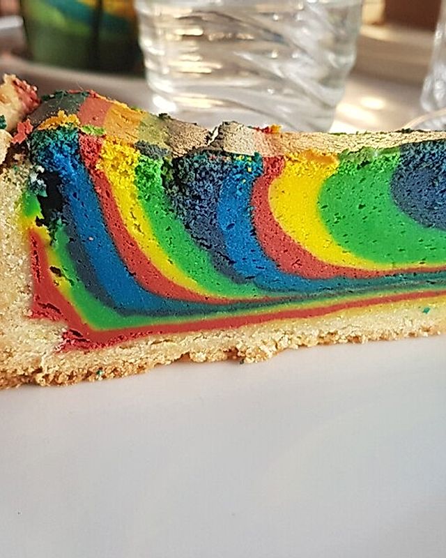 Regenbogenkuchen