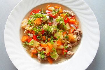 Leichte Gemusesuppe Mit Rind Von Mellemaus232 Chefkoch