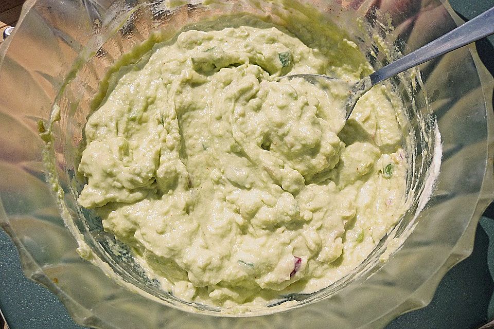 Avocado Creme mit Knoblauch Avocado Creme mit Knoblauch