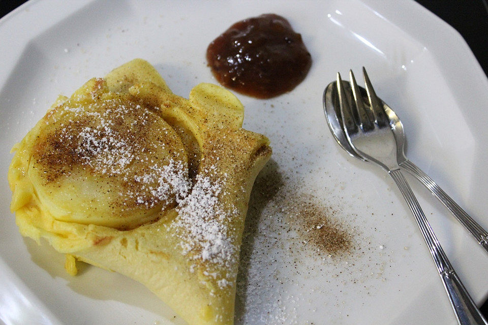 Apfelpfannkuchen-Taschen