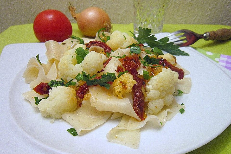 Fettuccine tricolore