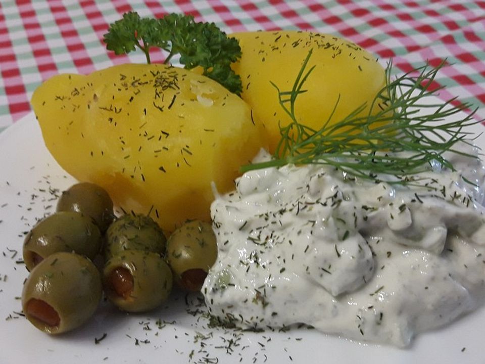 Ofenkartoffeln mit Tzatziki von MarlieMum| Chefkoch