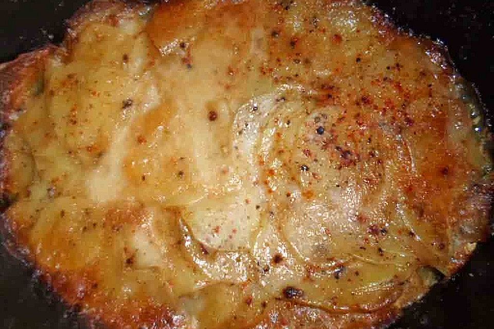 Kartoffelgratin mit Parmesan Kartoffelgratin mit Parmesan