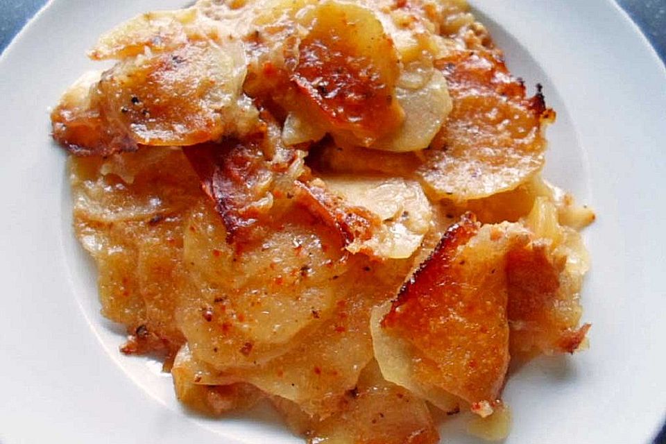 Kartoffelgratin mit Parmesan