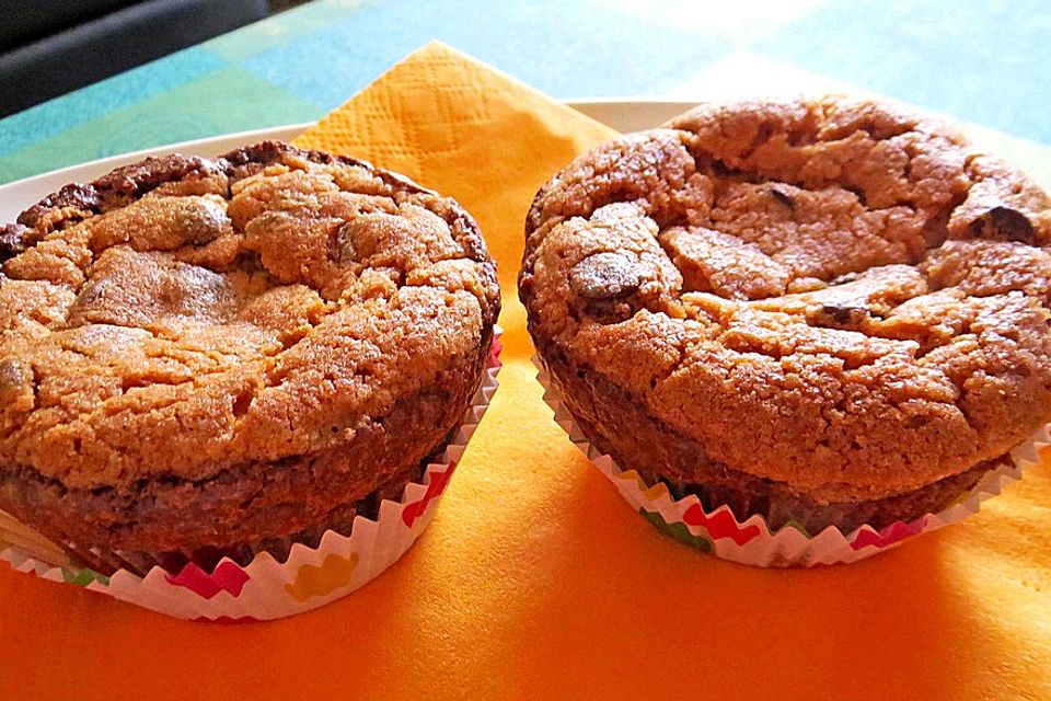 Brookie-Muffins