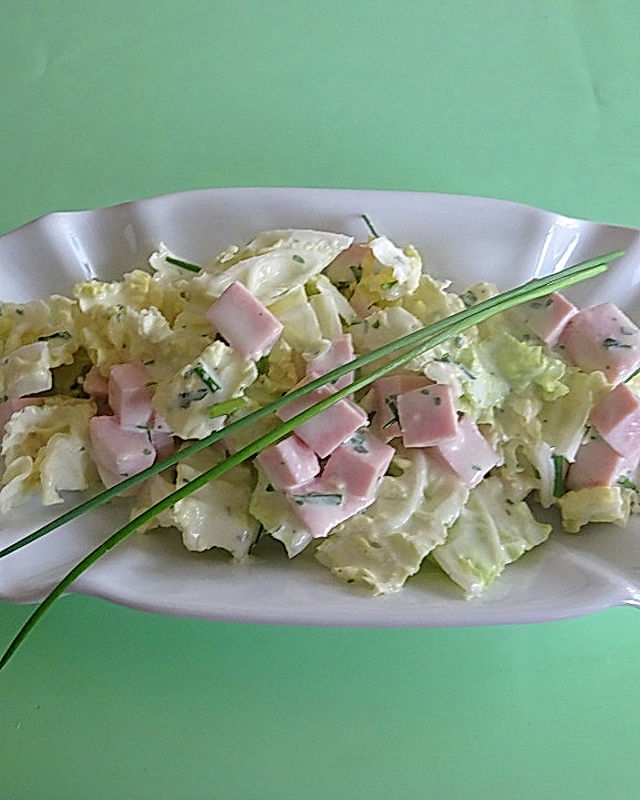 Fleischwurstsalat mit Wasabi