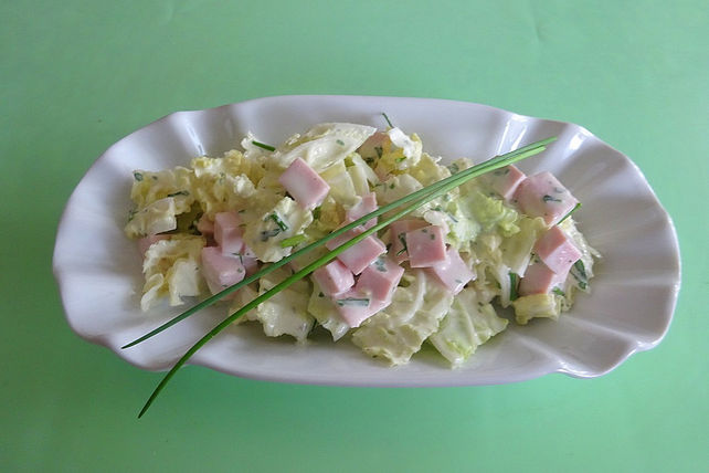 Fleischwurstsalat mit Wasabi von Mina8| Chefkoch