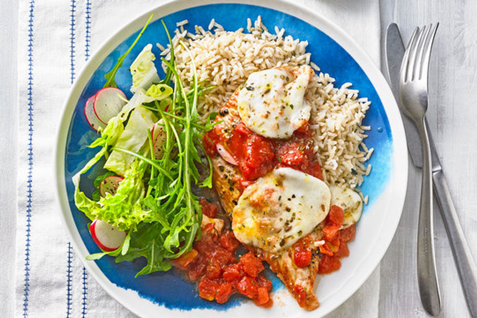 Tomaten - Mozzarella - Schnitzel