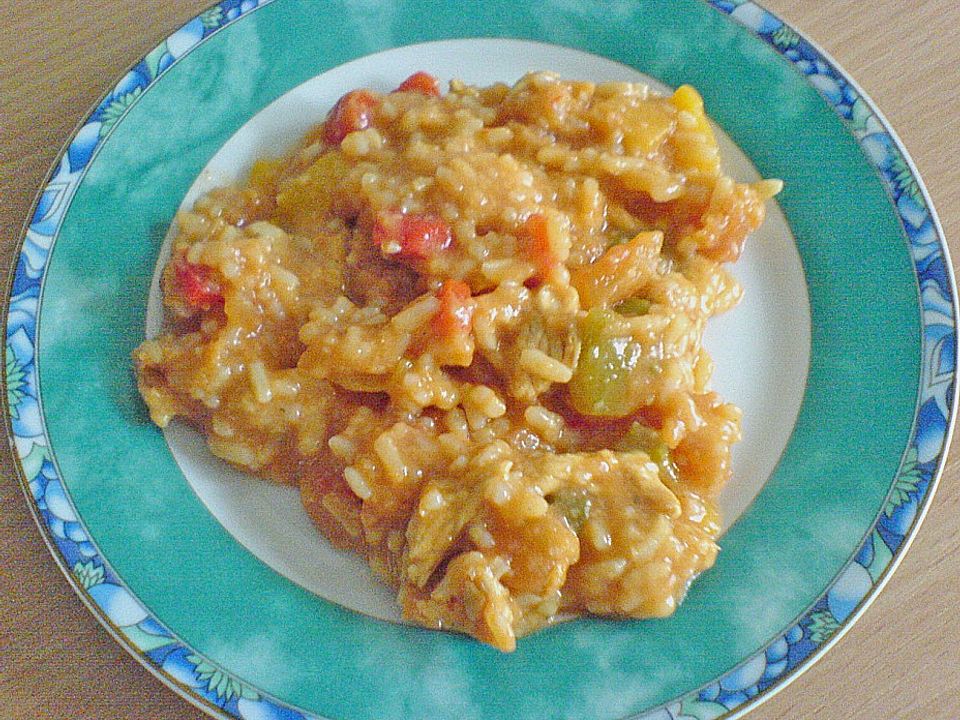 Reispfanne mit Fleisch und Scampi von Meike| Chefkoch