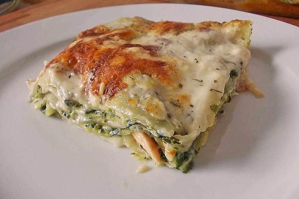 Mirjas Spinatlasagne mit Wildlachs