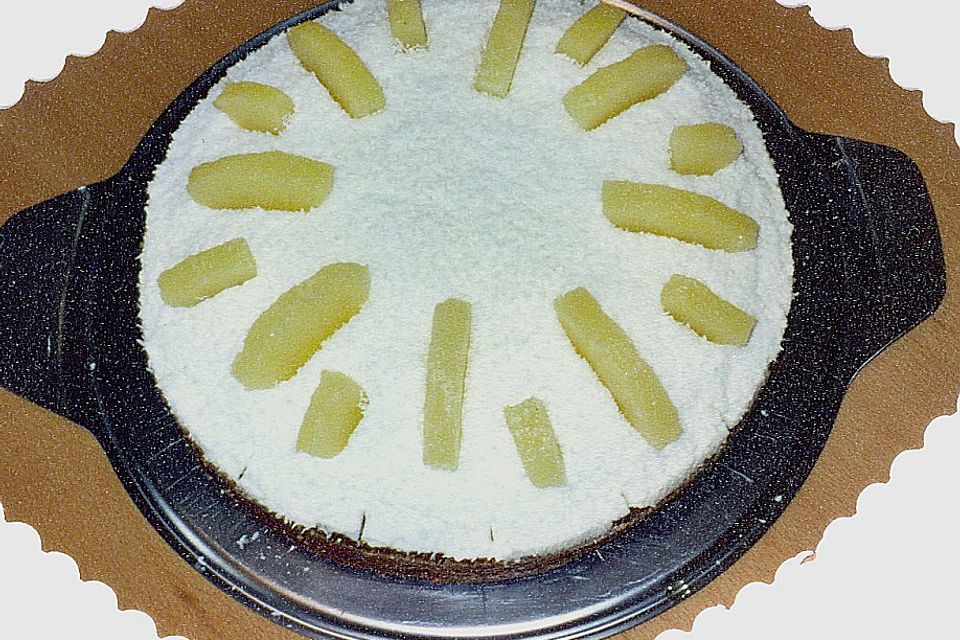 Fruchtig frischer Ananas - Kokos Kuchen