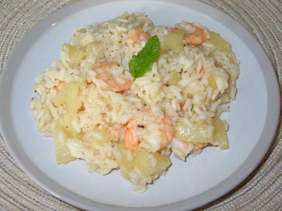 Exotischer Reissalat mit Shrimps und Ananas von Gretsi| Chefkoch